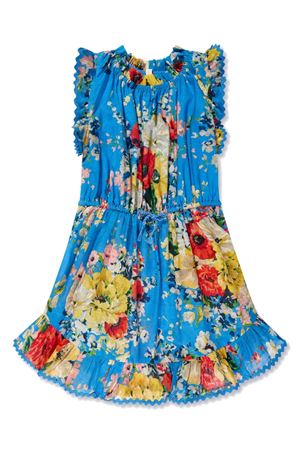 Alight floral cotton dress ZIMMERMANN KIDS | 1897DRS241BUF